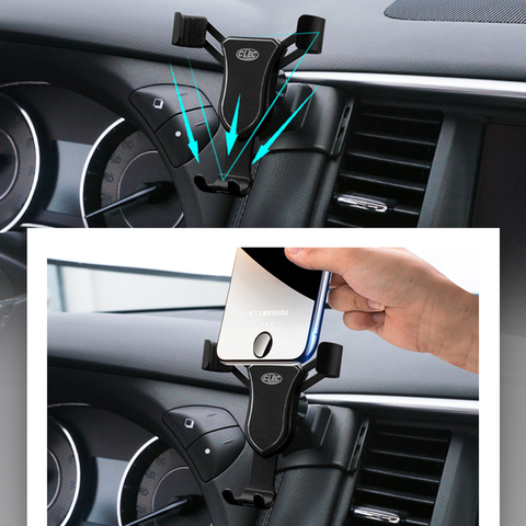 For Nissan Patrol Y62 2010 - 2022 Car Air Vent Mount Adjustable Phone Holder Smartphone Stand Mobile Phone Cradle Accessories ► Photo 1/6