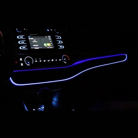 Car Blue LED Central Control Instrument Panel Ambient Light for Toyota Highlander 2013 2014 2015 2016 2017 2022 ► Photo 1/6