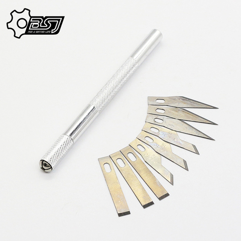 9 Blades Craft Artwork Cutting Knife DIY Carving Knife Stencil Scoring Hobby Chiseling Model Repairing Sculpture Scalpel Knife ► Photo 1/6