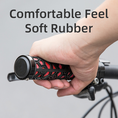 ROCKBROS Bicycle Grips Rubber Lock-on Light Bike Grips Mtb Folding Grips Handles For bicycle  Anti-slip Handlebar Bicycle Parts ► Photo 1/6