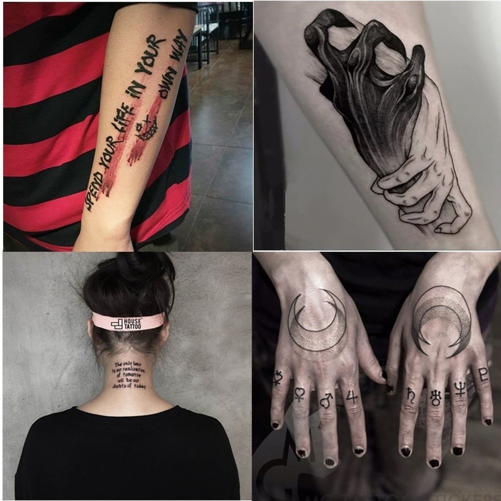 Arm Tattoo Different Styles of Temporary Tattoo Stickers Body Art - Price  history & Review | AliExpress Seller - Shop5597188 Store 