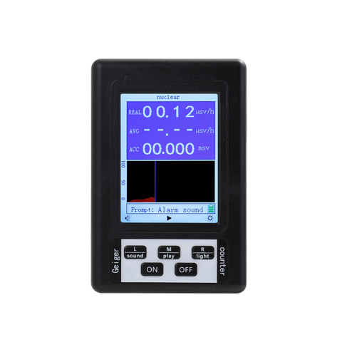 BR-9B Portable Geiger Counter Nuclear Radiation Detector Personal Dosimeter Marble Tester X-Ray Radiation Dosimeter EMF Meter ► Photo 1/6