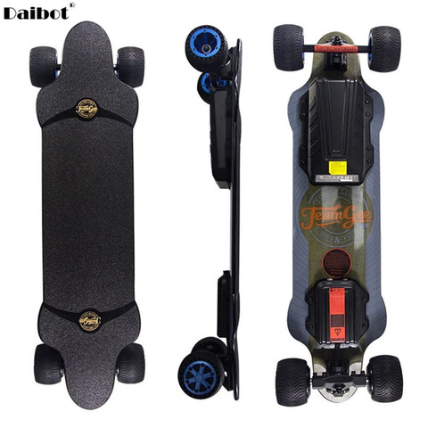 New Electric Scooter Off Road 4 Wheels Electric Scooters Double Drive H20T 36V Four Wheel Electric Skateboard With Rubber Wheels ► Photo 1/6