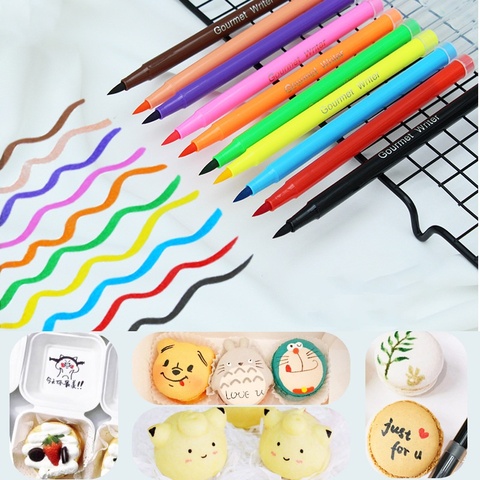 Edible Pigment Pen Drawing Biscuits Cake Decoration Tool Cake DIY Cake Painting Accessories Creative Baking Pastry Tools New ► Photo 1/6