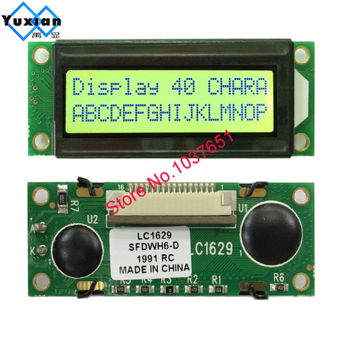 small mini charater 1602 16*2 LCD display module LC1629SFDWH6-D instead HD44780 OM16213 FMA16213 LMB162x PC1602-K free ship ► Photo 1/6