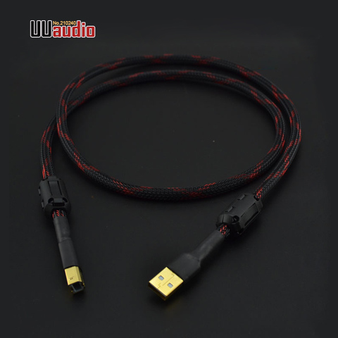 High Quality Dual Magnetic ring A-B USB Cable / Canare L-4E6S Audio-cable for Hifi DAC Amplifier ► Photo 1/5