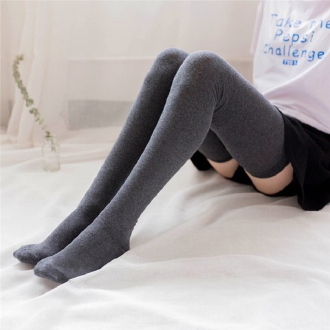 Fashion Female Elastic Long Socks Autumn Winter New 80cm Women Socks Cotton Soft Comfortable Over Knee Socks (SO01) ► Photo 1/6