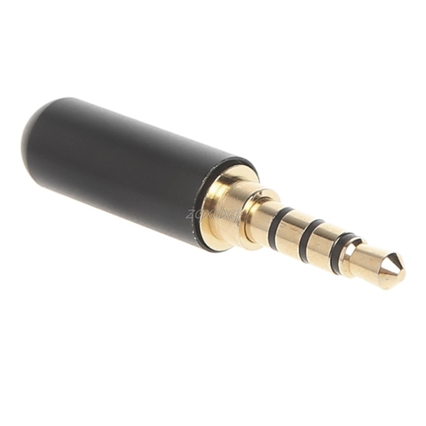 4 Pole 3.5mm Earphones Soldering Jack Male Headphone Repair Jack Cable Plug Solder Adapter ► Photo 1/6
