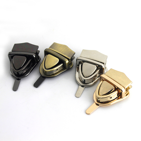 1 Piece Metal Tongue Lock Mortise Lock Clasp for Leather Craft Women Bag Handbag Shoulder Bag Purse DIY Hardware Accessories ► Photo 1/6