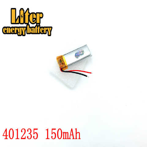 390836 401035 401235 polymer lithium battery 3.7V 390836 150mAh Bluetooth headset Rechargeable Li-ion Cell ► Photo 1/3