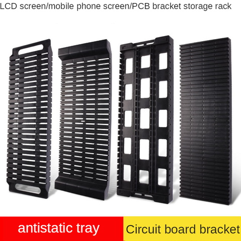 Static-free Electrostatic Prevention PCB Drying Rack Storage Stand Circuit Board Holder Antistatic Tray SMT Tray Insert ► Photo 1/5