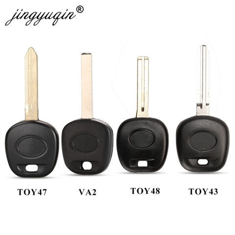 jingyuqin New Cut/Uncut Replace Remote Transponder Ignition Car Key for Toyota Tacoma Toy43 Blade No Chip ► Photo 1/5