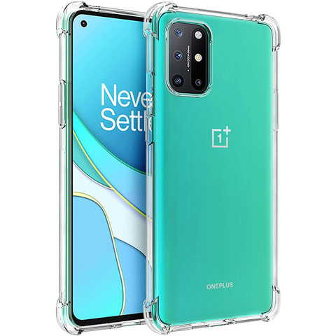 Case For Oneplus Nord N10 Reinforced Corners Holder Shockproof Soft TPU Airbag Cover For Oneplus 8 8T Pro 5 3 3T 6 7 7T Pro Nord ► Photo 1/5