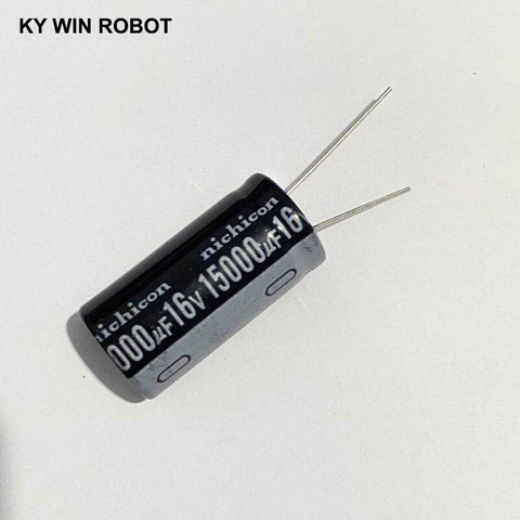 Aluminum Electrolytic Capacitor 16V / 15000 UF 16V/15000UF Electrolytic Capacitor Size 18*35 mm plug-in 16V 15000UF ► Photo 1/2