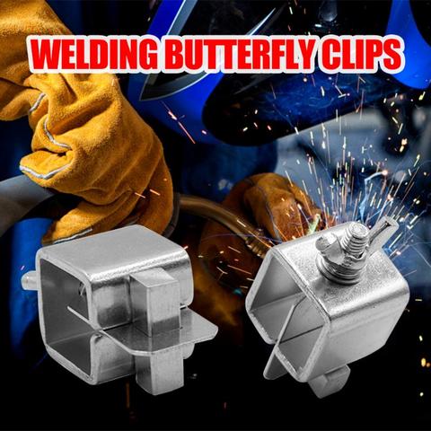 8pcs Welding Butterfly Clip Butt Welding Clamps Holder Positioner Fixture Adjustable for Welding Clamps ► Photo 1/6