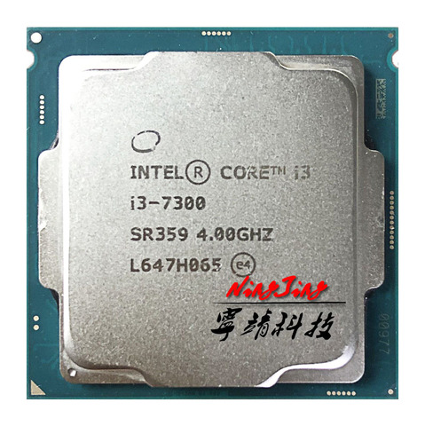 Intel Core i3-7300 i3 7300 4.0 GHz Dual-Core Quad-Thread CPU Processor 4M 51W LGA 1151 ► Photo 1/1