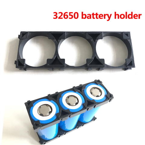 20/30/40/50pcs 32650 3x Battery Holder Bracket Safety Anti Vibration Plastic Brackets For 32650 Diy Battery Pack Spacer Holder ► Photo 1/6