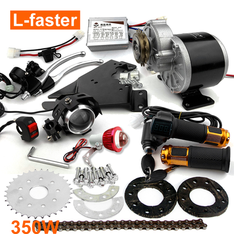 L-faster 350W Motor Kit For Bike Wheel Spokes Newest Conversion Kit For Speed Gears Bike Economical Convert Electric City Bike  ► Photo 1/1