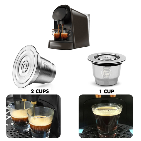 Refillable XXL Coffee Capsule Pod For L'Or Barista LM8012/60 à café à capsules Piano Noir Machine Stainless Steel Coffee filters ► Photo 1/6