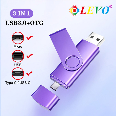 Type C USB Flash Drive OTG cle usb 3.0 stick 64gb otg pen drive 8gb 16gb 32gb 128gb storage devices photo stick for smartphone ► Photo 1/6