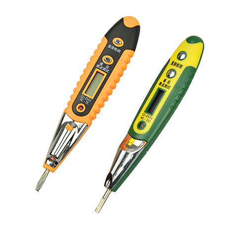 MultiDigital Test Pencil AC DC 12-250V Tester Electrical Screwdriver LCD Display Voltage Detector Test Pen Electrician Tools ► Photo 1/6