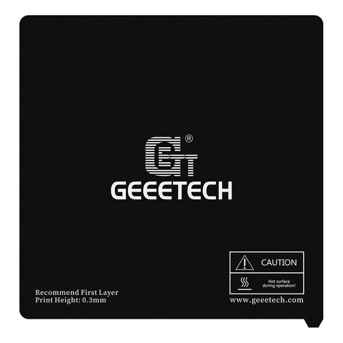 GEEETECH 2PCS Mylar Piece Paste to Hotbed 218*140mm 235*235mm 260*260mm 330*330mm for A10/A20/A10M/A20M/A30/A30M/E180 3D Printer ► Photo 1/6