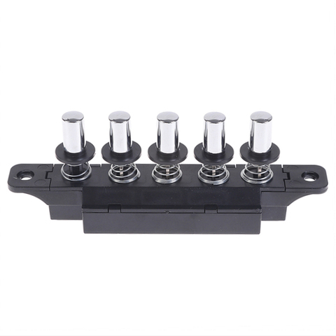 1PC Five-position Plug-in Button Switch for Range Hood Five-position Silver Switch ► Photo 1/6