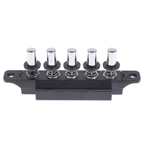 1PC Five-position Plug-in Button Switch for Range Hood Five-position Silver Switch ► Photo 1/6