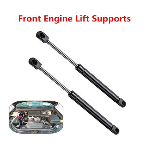 2x Car Front Engine Hood Lift Supports Rod Arm Gas Springs Shocks Strut Bars For Jeep Grand Cherokee WJ WG 1999-2004 55136764AA ► Photo 1/6