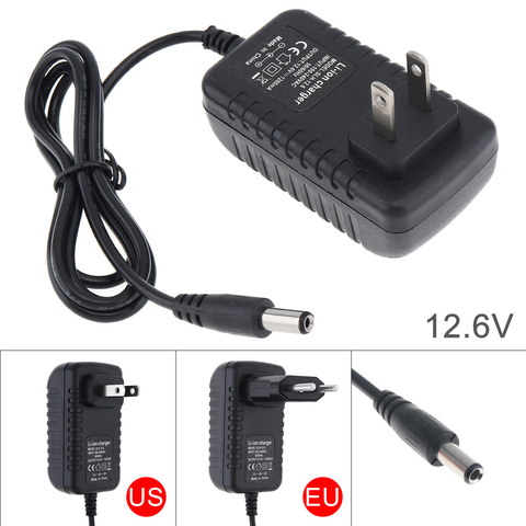 Universal DC 12.6V Lithium Battery Rechargeable Charger 100-240V Power Supply Source for Lithium Electrical Drill Screwdriver ► Photo 1/6