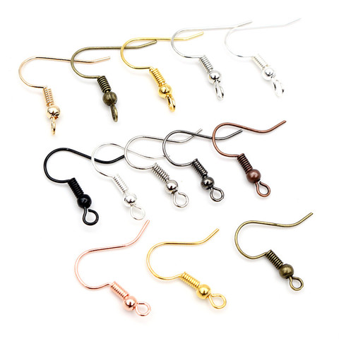 100pcs/lot 20x17mm DIY Earring Findings Earrings Clasps Hooks Fittings DIY Jewelry Making Accessories Iron Hook Earwire Jewelry ► Photo 1/6