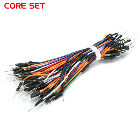 65pcs/sets Male to Male Flexible Breadboard Line Jumper Cable Wires for Arduino Bread board lines Connecting line Loaf ligation ► Photo 1/5