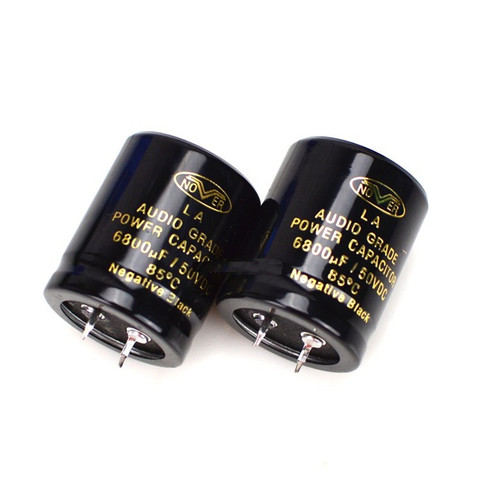 2PCS NOVER High-end Cap 6800uf 50V Capacitors 30*35MM Audio Capacitors ► Photo 1/4