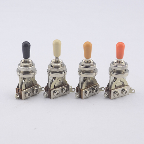 1 Piece Original Epi 3-Way Toggle Switch Electric Guitar Pickup Selector Switch Nickel  ( #0179 ) MADE IN KOREA ► Photo 1/6