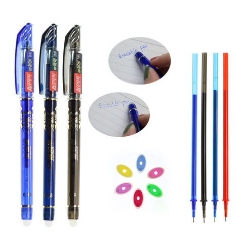 20 Sets / Set Of Rewritable Gel Pen Erasable Refill 0.5mm Needle Refill Blue Black Ink Blue Red, Ink School Writing Stationery ► Photo 1/6