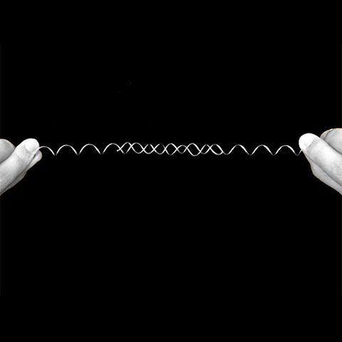 Fun magic props infinite loop magic trick magic wire puzzle spiral illusion metal spring magic ring ADHD Anti Stress toy gift ► Photo 1/4