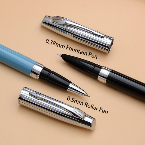 1pc Fountain Pen Roller Pen Classic Design Business Metal Ink Fountain Pens Medium Roller Ball Pens New Office Business School ► Photo 1/6