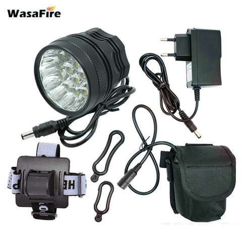 WasaFire 40000 Lumen 16*T6 LEDs Bicycle Light Riding Cycling front Headlight Bike Front Light for Outdoor Night Riding Camping ► Photo 1/6