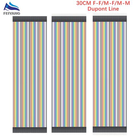 Dupont Line 30CM Male to Male+Female to Male + Female to Female Jumper Wire Dupont Cable for arduino DIY KIT ► Photo 1/6