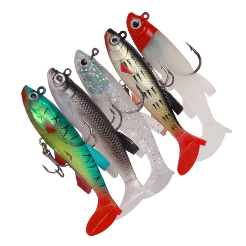 jig wobbler Fishing Lure 8.5cm 13g With Lead Head Hook Topwater Silicone Jigbait Isca Artificial bait Leurre Carp Tackle ► Photo 1/6