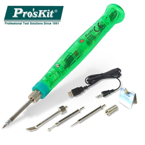 Pro'skit SI-169U 3D Printing Finishing Tool Maintenance Soldering Iron Group Tools 8W Handheld USB Electric Soldering Iron Set ► Photo 1/5