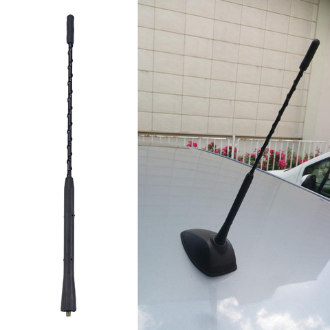 1PC 9/11/16 Inch Universal Car Roof Mast Whip Antenna Enhanced Signal Stereo Radio FM/AM Signal Aerial Amplified Antenna ► Photo 1/6