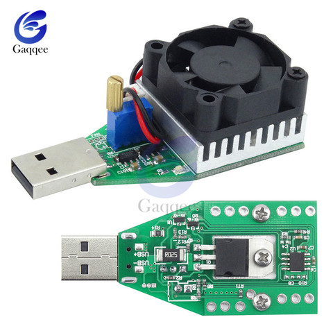 15W DC 3.7-13V Industrial Electronic Test Load Resistor USB Discharge Capacity Battery Tester with Fan Adjustable Current Module ► Photo 1/6