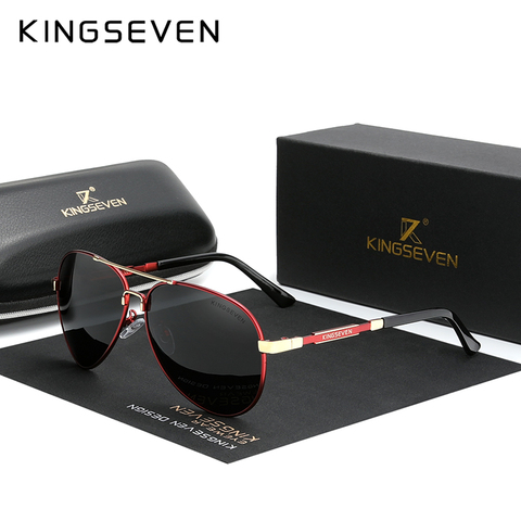 KINGSEVEN NEW Fashion Men's Aluminum Sunglasses Polarized Fishing Driving Sun glasses Brand Men UV400 Photochromism Lens Male ► Photo 1/6