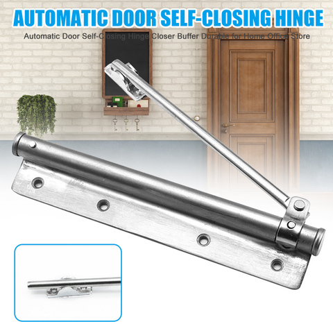 Automatic Door Self-Closing Hinge Closer Buffer Durable for Home Office Store SNO88 ► Photo 1/5