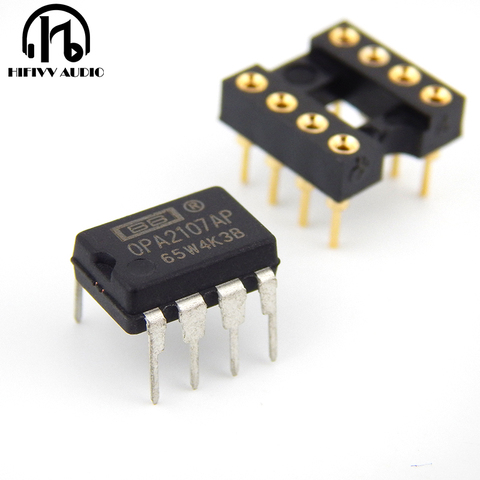 Hifivv audio OPA2107AP original America hifi Operational amplifier OPA2107 hifi audio IC chip op amp ► Photo 1/2