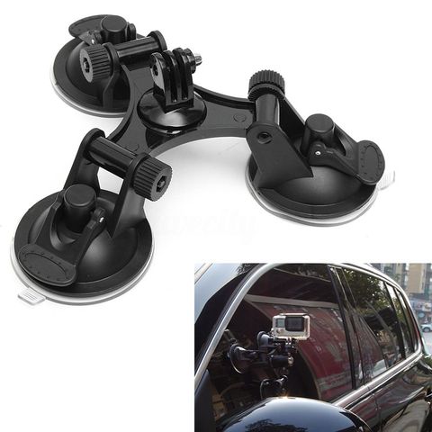 Car Suction Cup Glass Holder Triangle Low angle + 1/4