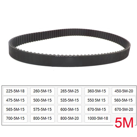 Drive Timing Belt HTD 535 5M 15 225 260 265 360 450 475 500 535 550 560 565 575 600 670 700 800 800 1000 5M Belt 15mm 20mm ► Photo 1/2