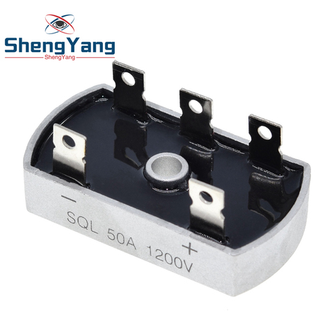 50A 1200V Aluminum Metal Case 3 Phase Diode Bridge Rectifier 50Amp SQL50A Module ► Photo 1/6