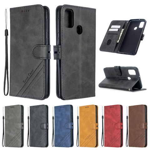 For Samsung Galaxy A21S Case Leather Flip Case For Coque Samsung A21S Phone Case Galaxy A 21S A217F Fundas Magnetic Wallet Cover ► Photo 1/6